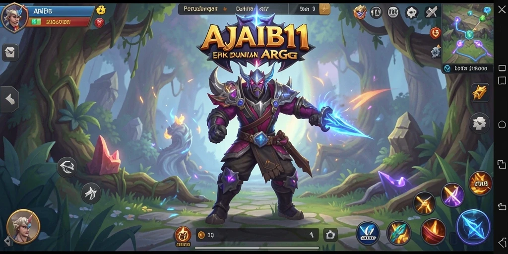Tangkapan layar AJAIB11 menampilkan aksi menegangkan dalam pertarungan ARPG.