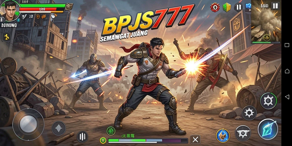 Gameplay BPJS777 menunjukkan aksi bertarung yang intens dan mendebarkan.