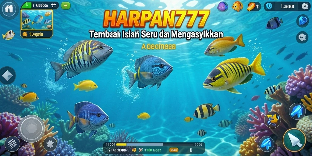 Tangkapan layar gameplay Tembak Ikan yang menarik dan seru.