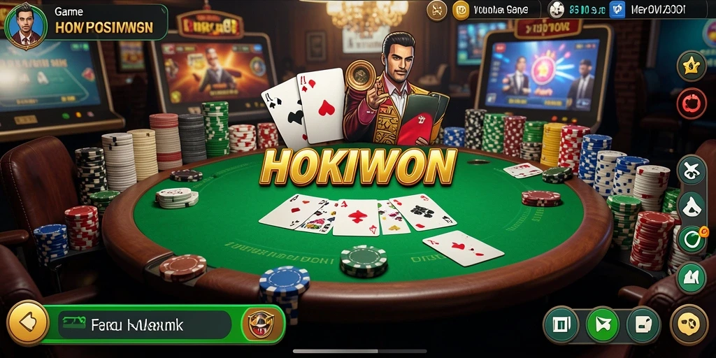 Tampilan gameplay HOKIWON yang menegangkan dan menyenangkan.