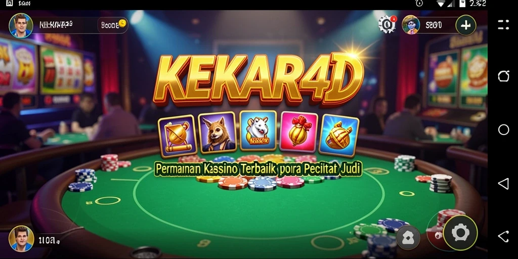 Tampilan menarik dari gameplay Kasino KEKAR4D yang mendebarkan.