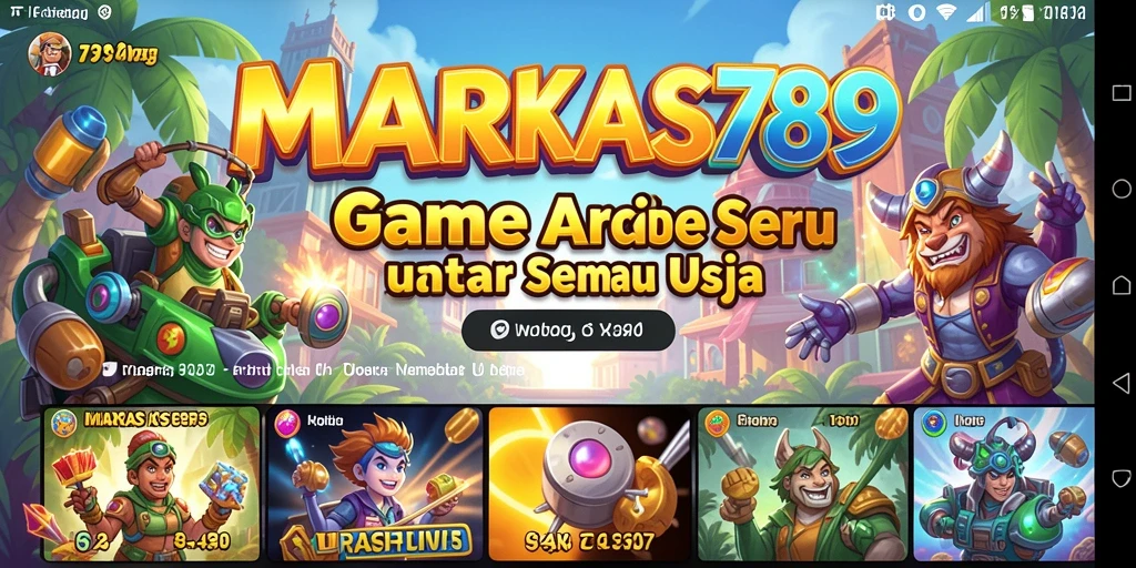 Tampilan gameplay MARKAS789 yang menarik dan penuh aksi.