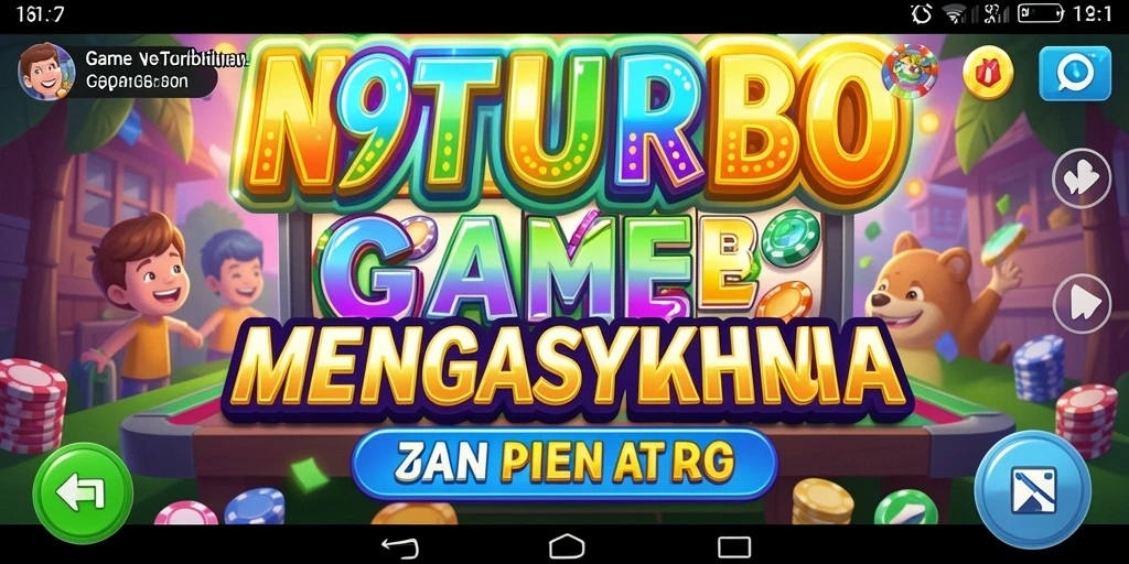 Menampilkan gameplay seru dan interaktif dalam N9TURBO Bingo.