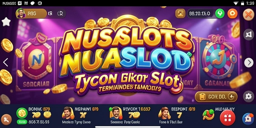Tampilan menarik gameplay di NUSASLOTS dengan grafis slot yang menawan.