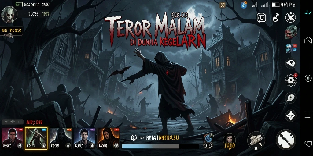 Tampilan gameplay RVIP5 yang menakutkan dan mencekam.